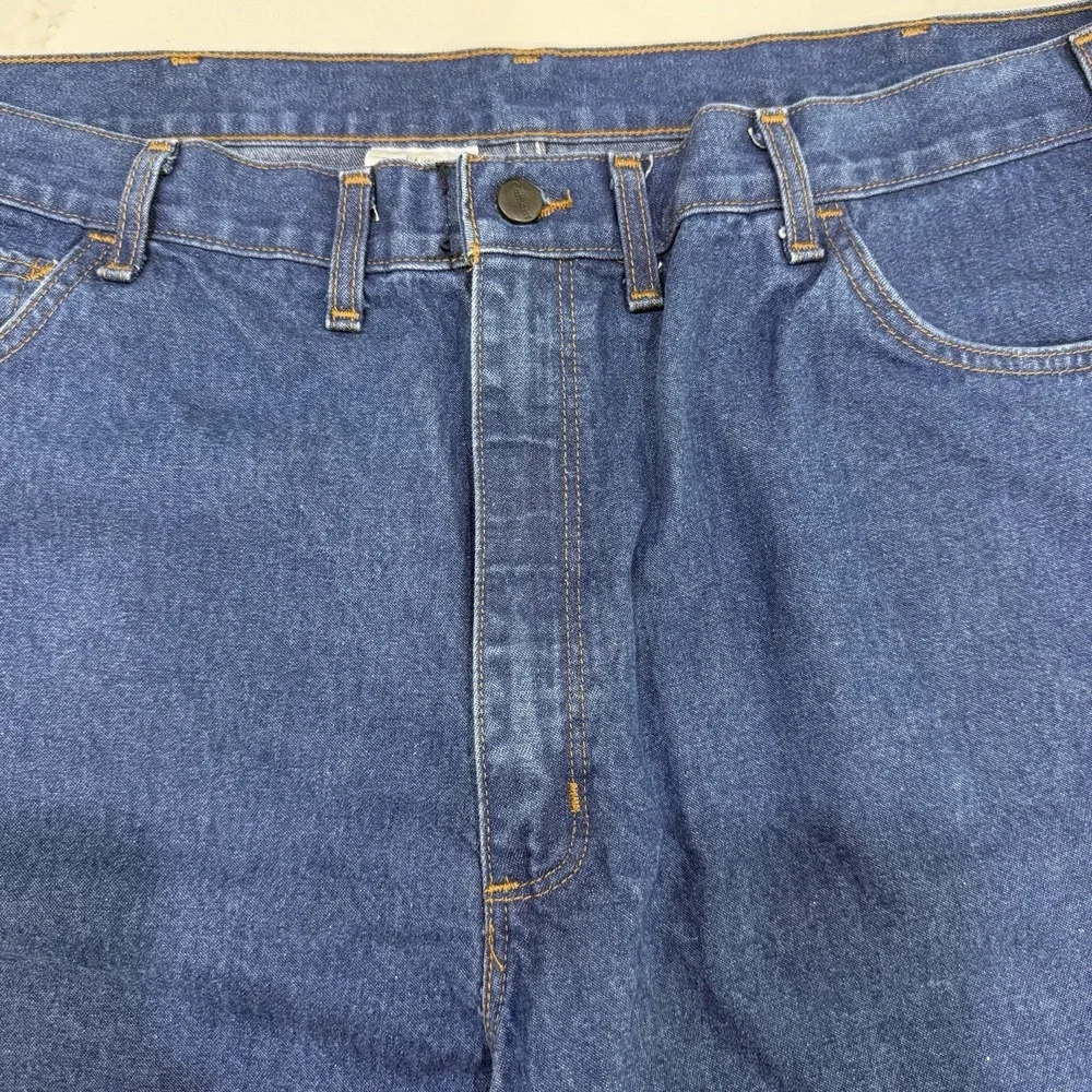 Carhartt FR Jeans Mens 44x32 Dark Wash FRB100DNM Workwear‎ Flame Resistant 2HRC